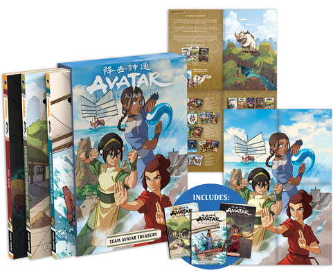 Avatar: The Last Airbender--Team Avatar Treasury Boxed Set (Graphic Novels) (Hicks Faith Erin)(Paperback)