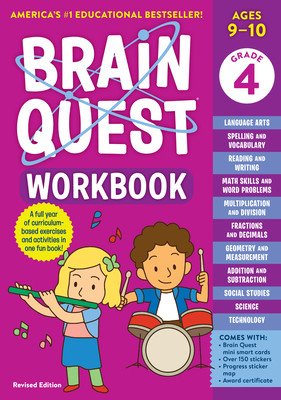 Brain Quest Workbook: 4th Grade Revised Edition (Workman Publishing)(Paperback)