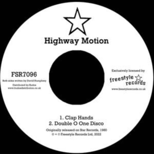 Clap Hands/Double O One Disco (Highway Motion) (Vinyl / 7
