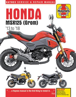 Honda Msx125 (Grom) '13 to '18: Haynes Service & Repair Manual (Editors of Haynes Manuals)(Paperback)