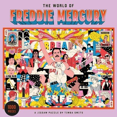 The World of Freddie Mercury 1000 Piece Puzzle: A Jigsaw Puzzle (Smits Timba)(Board Games)