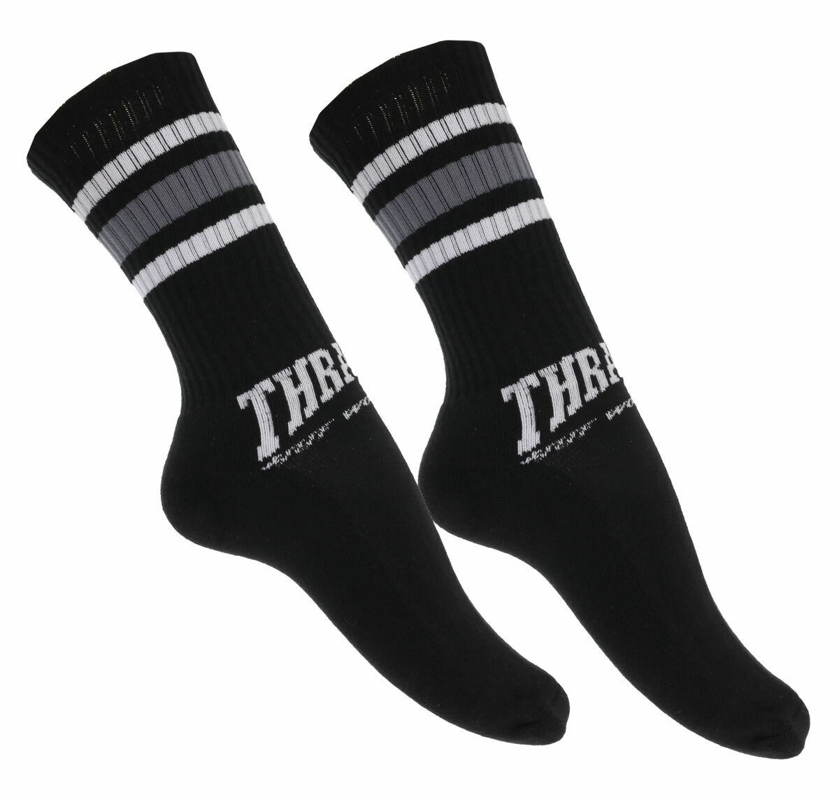 ponožky HUF x THRASHER - Center Field - black