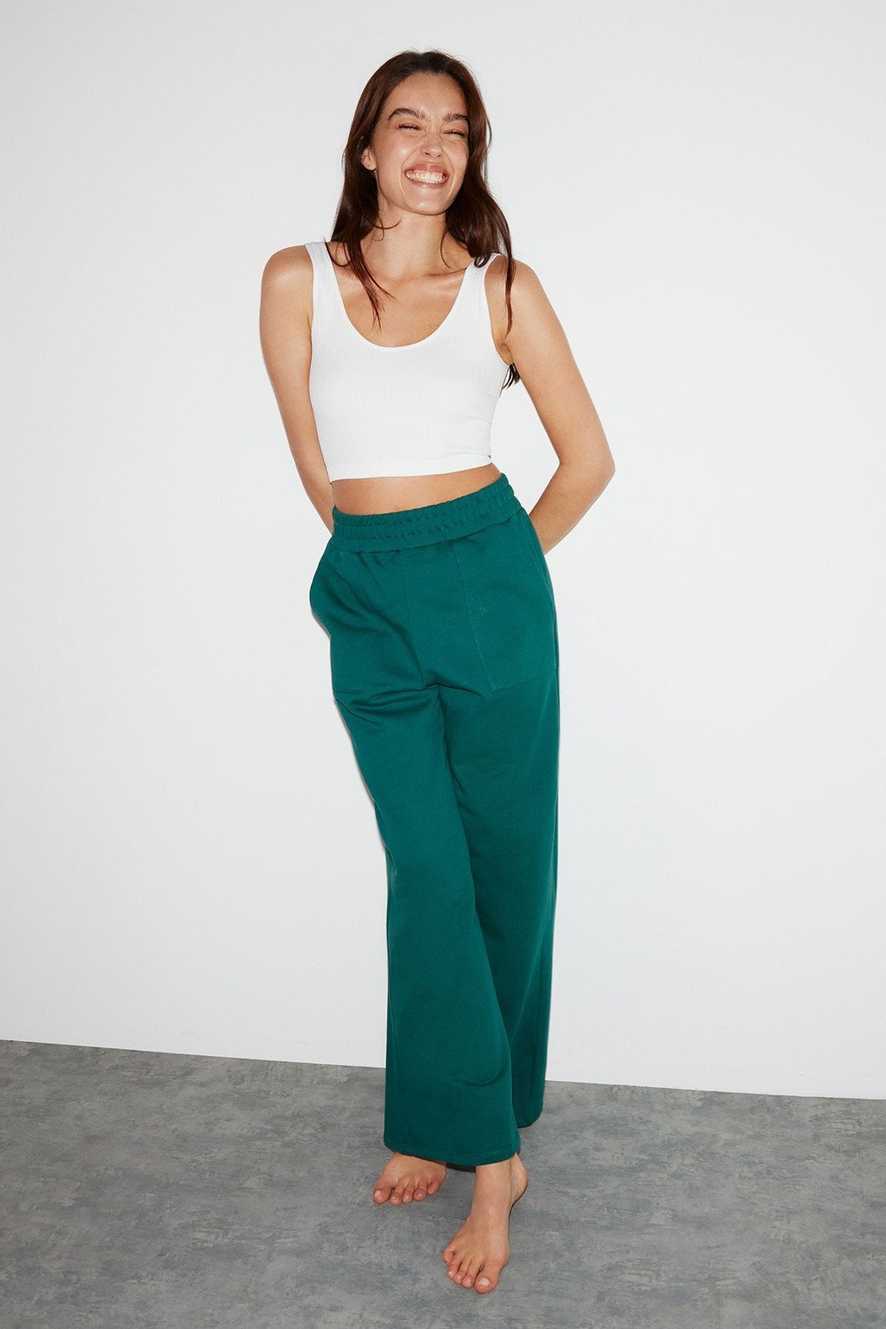 GRIMELANGE Sweatpants - Green - Relaxed