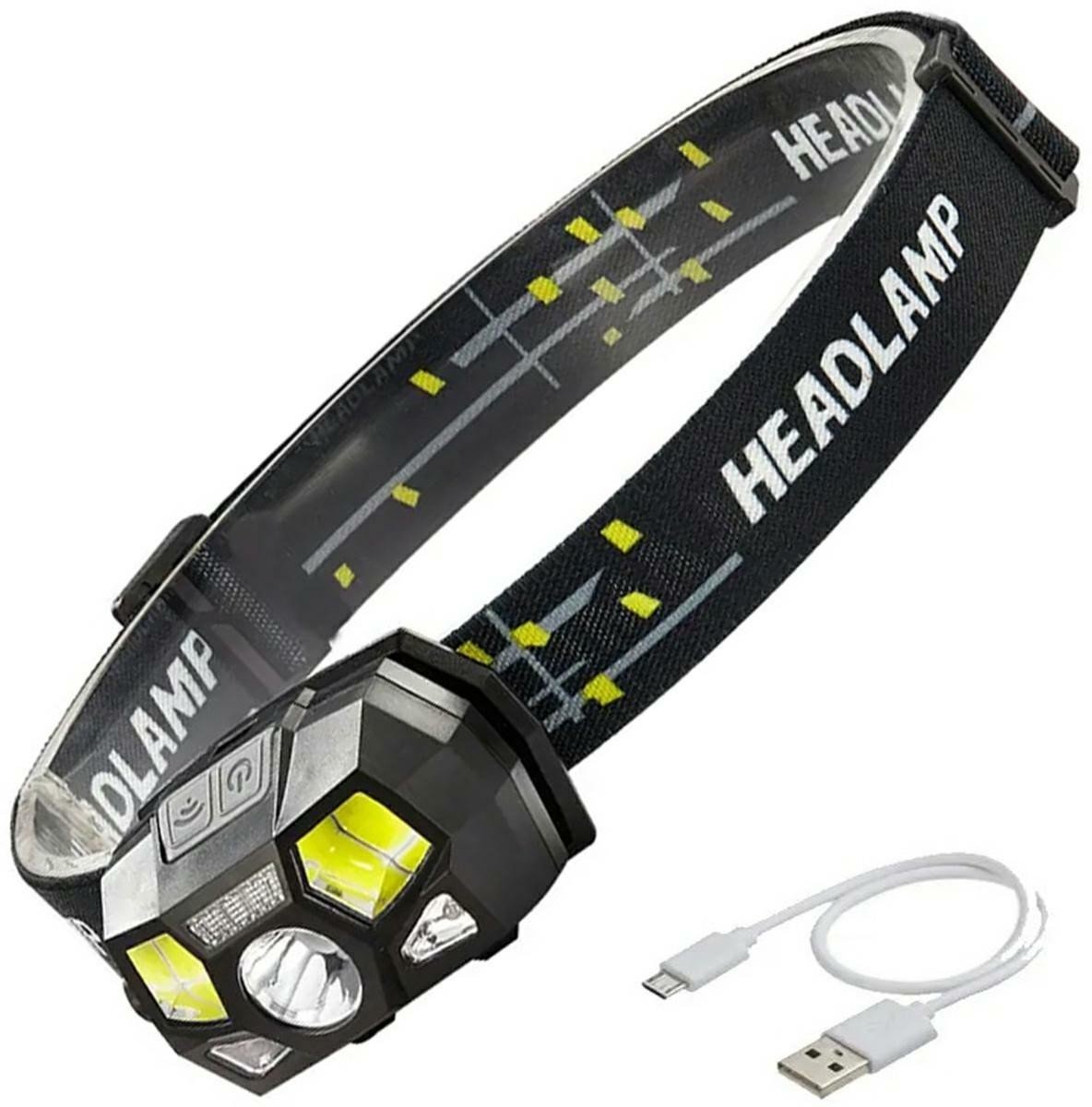 LED21 ZD112 Čelovka LED CREE nabíjecí, nastavitelná 1200 lm