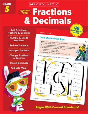 Scholastic Success with Fractions & Decimals Grade 5 (Scholastic Teaching Resources)(Paperback)