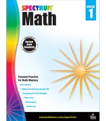 Spectrum Math Workbook, Grade 1 (Spectrum)(Paperback)