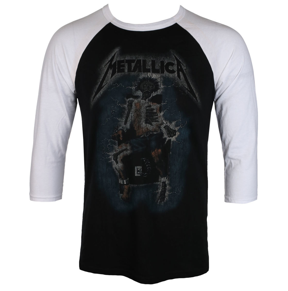 Tričko metal Metallica - ELECTRIC CHAIR Baseball - NNM - RTMTLBBBWRTL S