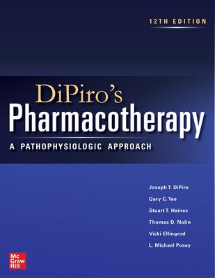 Dipiro's Pharmacotherapy: A Pathophysiologic Approach, 12th Edition (Dipiro Joseph)(Pevná vazba)