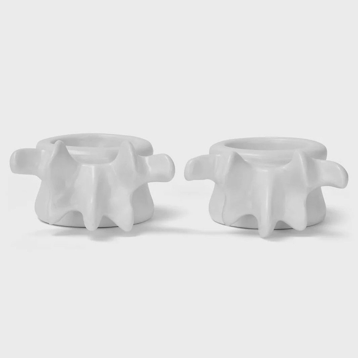 svícen (sada 2ks) KILLSTAR - Ossuary - White