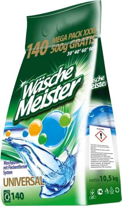 WäscheMeister Wasche Meister 140 Dávek Universal 10,5 Kg 10.5 kg