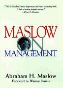Maslow on Management (Maslow Abraham H.)(Pevná vazba)