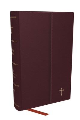 NKJV Compact Paragraph-Style Bible W/ 43,000 Cross References, Burgundy Leatherflex W/ Magnetic Flap, Red Letter, Comfort Print: Holy Bible, New King (Thomas Nelson)(Imitation Leather)