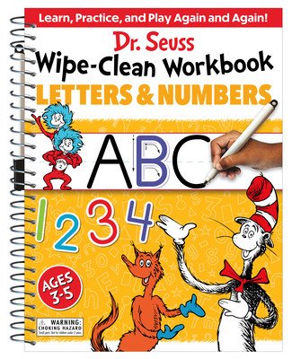 Dr. Seuss Wipe-Clean Workbook: Letters and Numbers: Activity Workbook for Ages 3-5 (Dr Seuss)(Paperback)