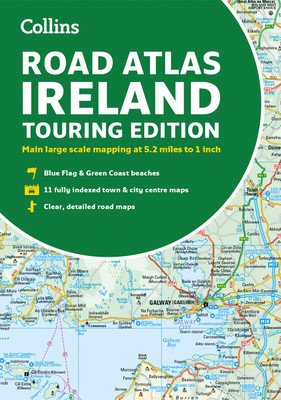 Road Atlas Ireland: Touring Edition A4 Paperback (Collins)(Paperback)