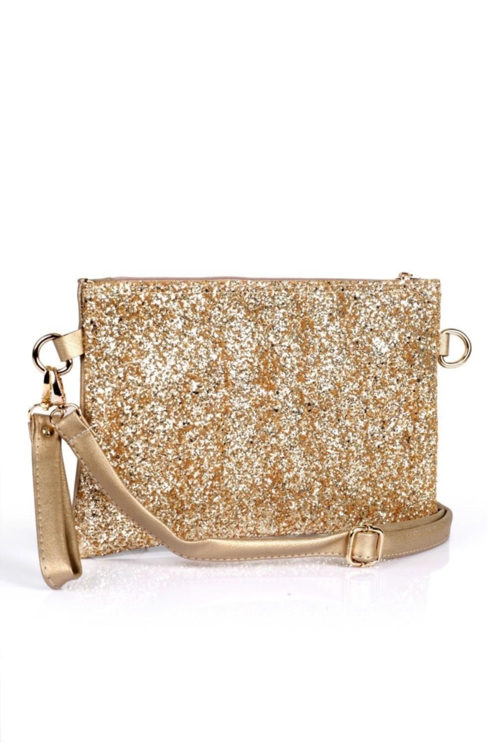 Capone Outfitters Clutch - Gold - Plain