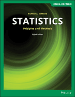 Statistics - Principles and Methods (Johnson Richard A. (University of Wisconsin Madison))(Paperback / softback)
