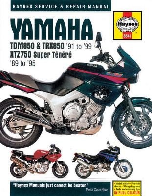 Yamaha Tdm850 & Trx850 '91 to '99 and Xtz750 Super Tenere '89 to '95 (Editors of Haynes Manuals)(Paperback)