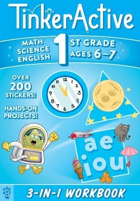 Tinkeractive 1st Grade 3-In-1 Workbook: Math, Science, English Language Arts (Krasner Justin)(Paperback)