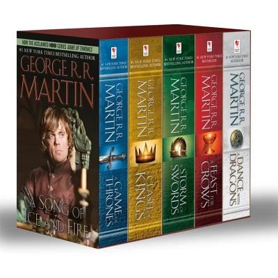 George R. R. Martin's a Game of Thrones 5-Book Boxed Set (Song of Ice and Fire Series): A Game of Thrones, a Clash of Kings, a Storm of Swords, a Feas (Martin George R. R.)(Boxed Set)