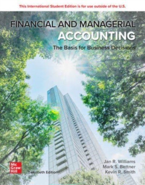 ISE Financial & Managerial Accounting (Williams Jan)(Paperback / softback)
