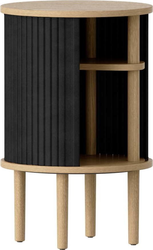 Kulatý odkládací stolek z dubového dřeva ø 38 cm Audacious – UMAGE