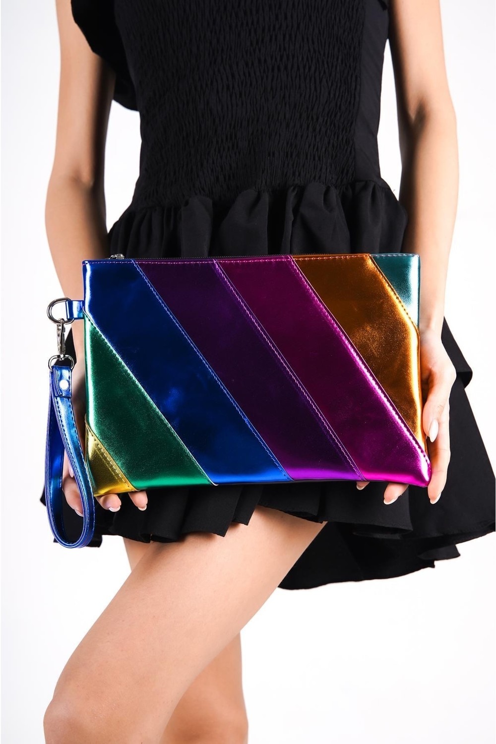 Capone Outfitters Clutch - Multicolor - Color block