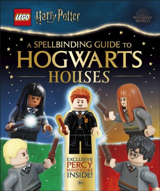 LEGO Harry Potter A Spellbinding Guide to Hogwarts Houses - With Exclusive Percy Weasley Minifigure (March Julia)(Pevná vazba)
