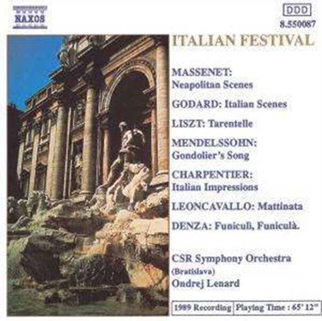 Italian Festival (Lenard, Slovak Radio Symphony Orchestra) (CD / Album)