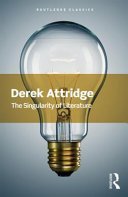 The Singularity of Literature (Attridge Derek)(Paperback)