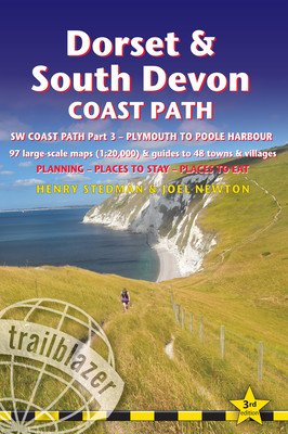 Dorset & South Devon Coast Path: (Sw Coast Path Part 3) - Includes 97 Large-Scale Walking Maps & Guides to 48 Towns and Villages - Planning, Places to (Stedman Henry)(Paperback)