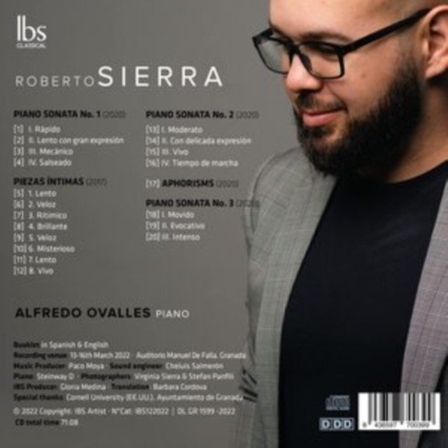 Sierra: Sonatas 1-2-3/Piezas Intimas/Aphorisms (CD / Album)