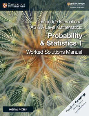 Cambridge International as & a Level Mathematics Probability and Statistics 1 Worked Solutions Manual with Cambridge Elevate Edition (Chalmers Dean)(Paperback)