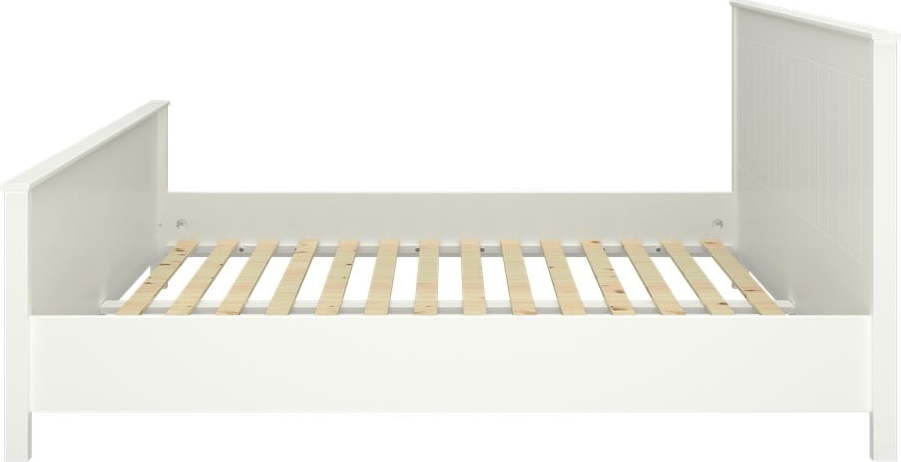 Bílá dvoulůžková postel 180x200 cm Tromsö - Tvilum