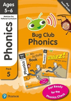 Bug Club Phonics Learn at Home Pack 5, Phonics Sets 13-26 for ages 5-6 (Six stories + Parent Guide + Activity Book) (Johnston Rhona)(Mixed media product)