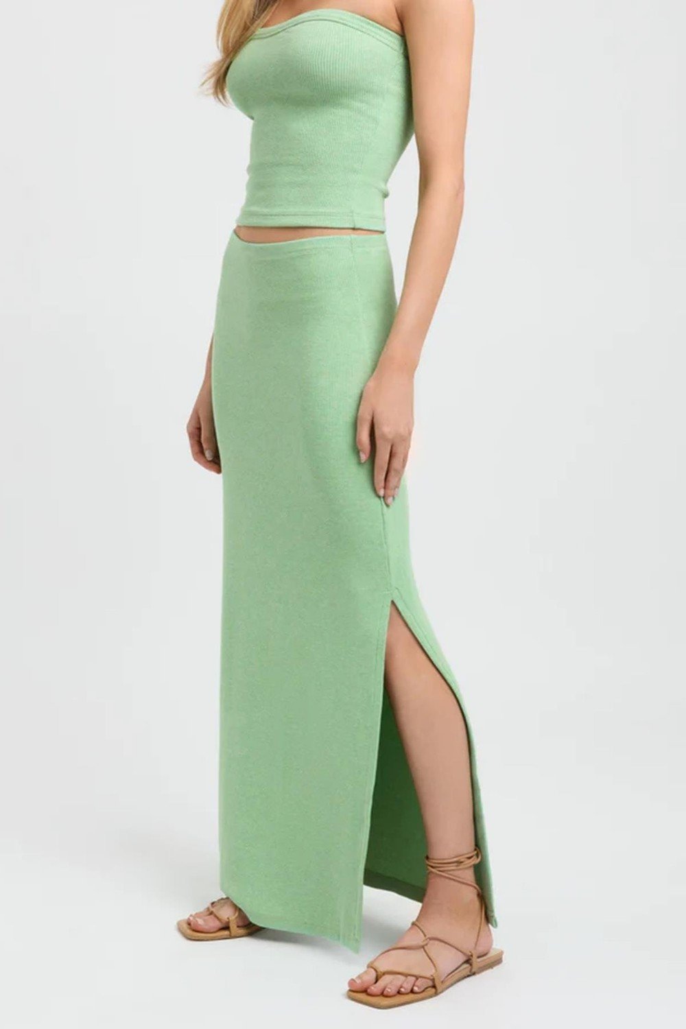 Madmext Skirt - Green - Maxi