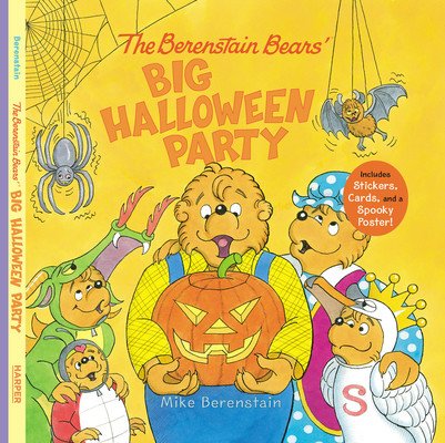 The Berenstain Bears' Big Halloween Party: Includes Stickers, Cards, and a Spooky Poster! (Berenstain Mike)(Pevná vazba)