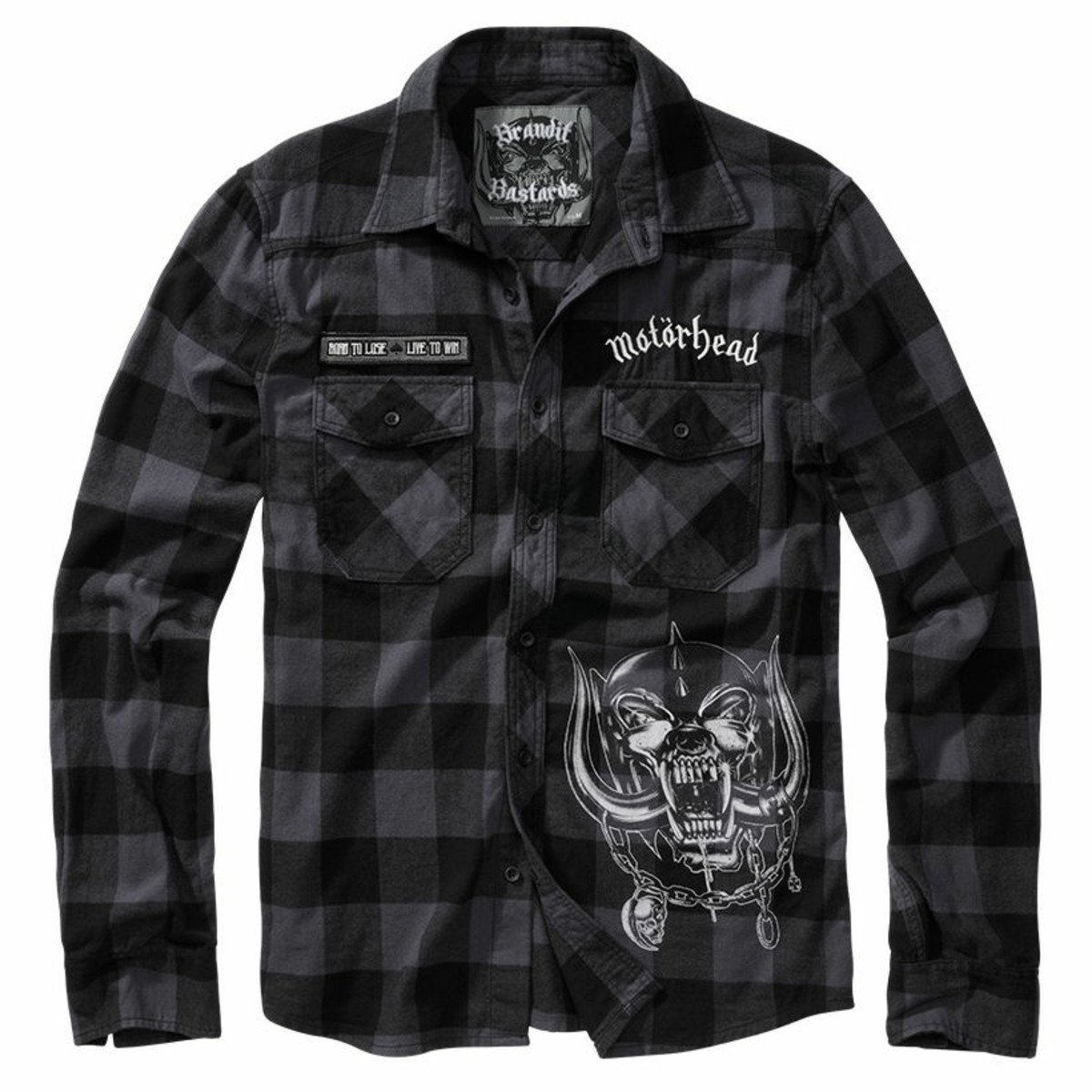 košile pánská BRANDIT - Motörhead - Checkshirt XXL