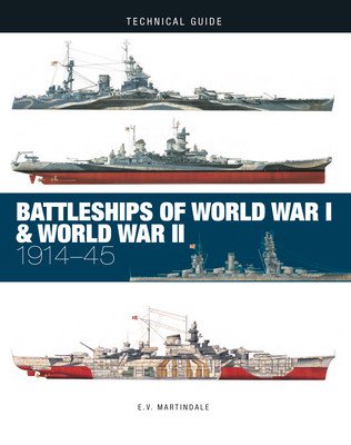 Battleships of World War I & World War II: 1914-45 (Martindale E. V.)(Pevná vazba)
