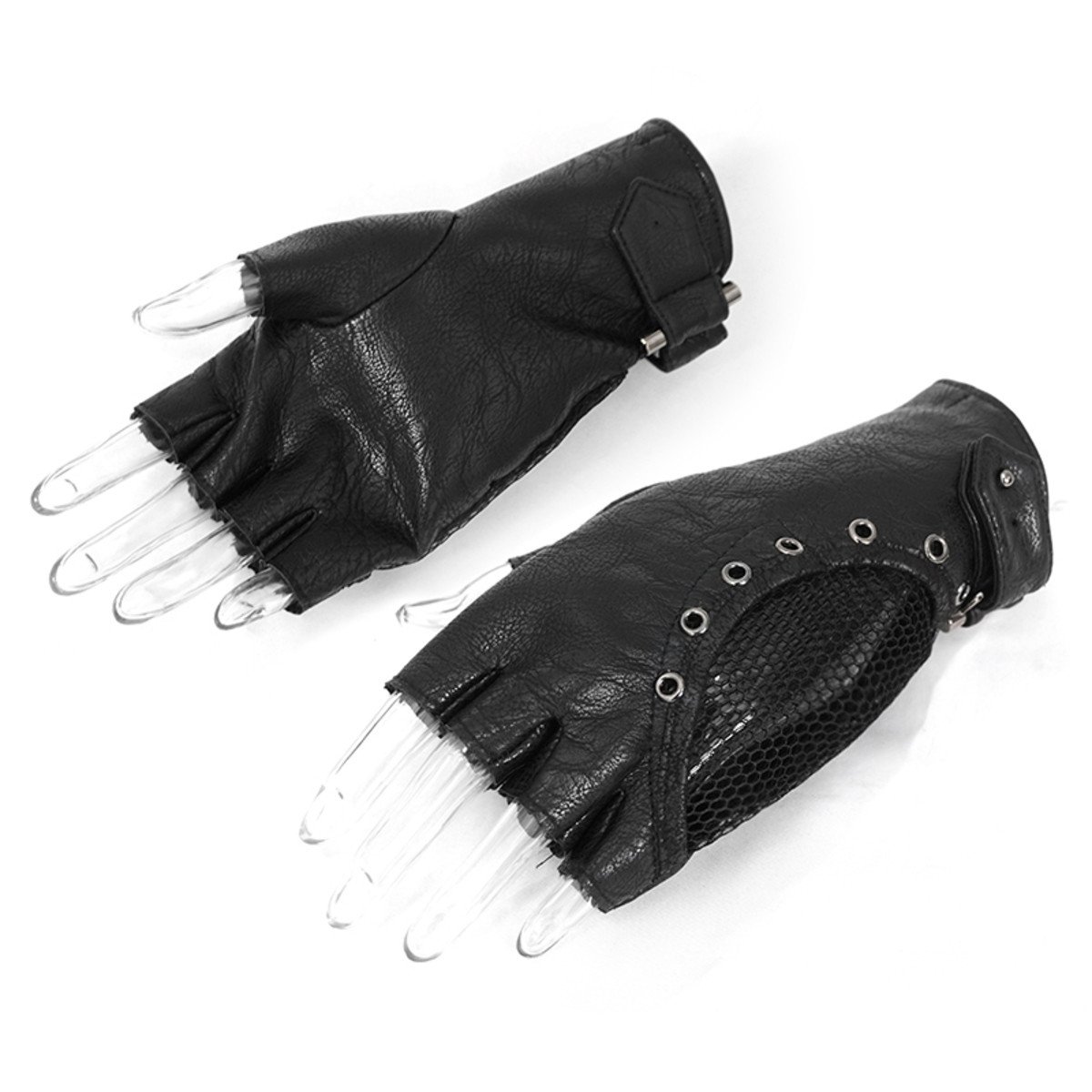 rukavice DEVIL FASHION - Cutthroat Steampunk Gauntlets with Mesh Panelling XS-S