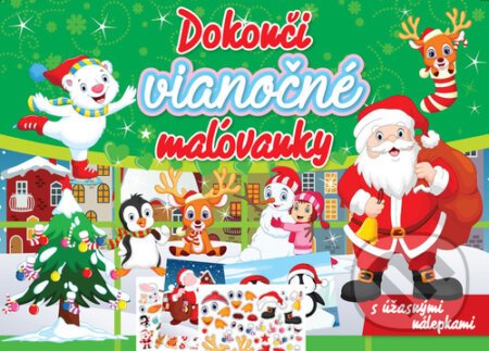 Dokonči vianočné maľovanky - Foni book