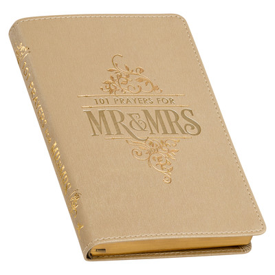 Gift Book 101 Prayers for Mr. & Mrs. (Christianart Gifts)(Leather)