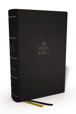 Kjv, Center-Column Reference Bible with Apocrypha, Hardcover, 73,000 Cross-References, Red Letter, Comfort Print: King James Version (Thomas Nelson)(Pevná vazba)