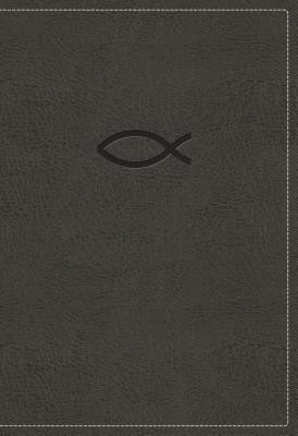 Nkjv, Thinline Bible Youth Edition, Leathersoft, Gray, Red Letter Edition, Comfort Print (Thomas Nelson)(Imitation Leather)