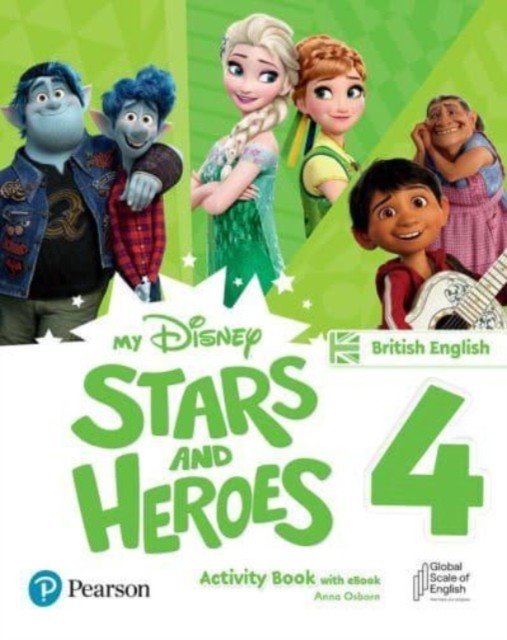 My Disney Stars and Heroes British Edition Level 4 Activity Book with eBook (Osborn Anna)(Mixed media product)