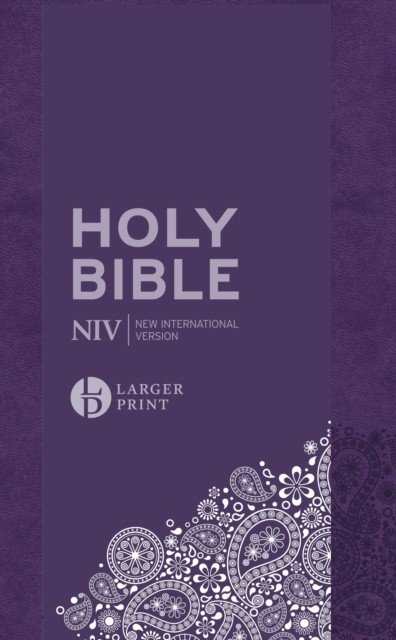 NIV Larger Print Personal Purple Soft-Tone Bible (Version New International)(Paperback / softback)