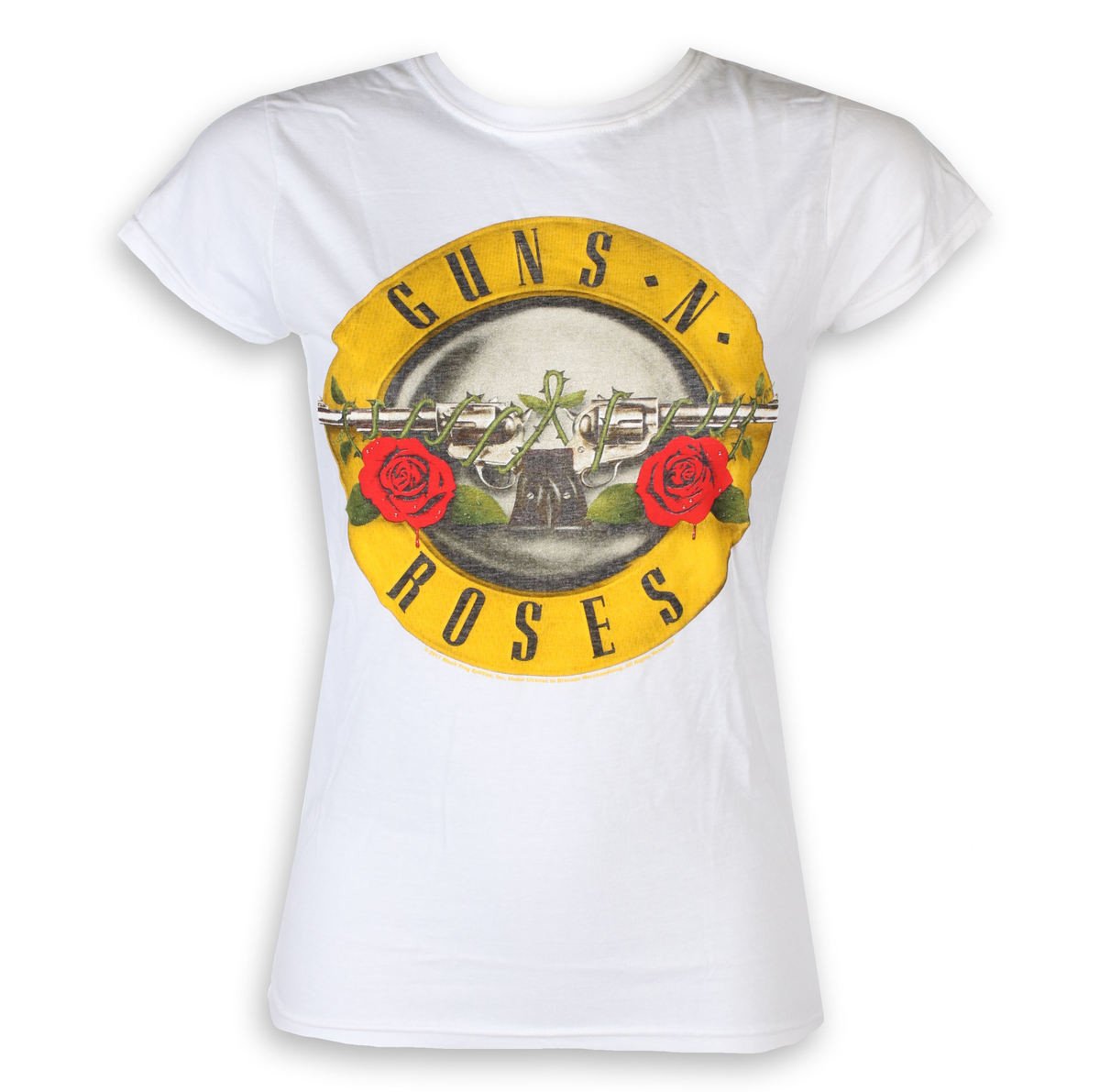 Tričko metal Guns N' Roses - Classic Bullet Logo - ROCK OFF - GNRTS03LW XL