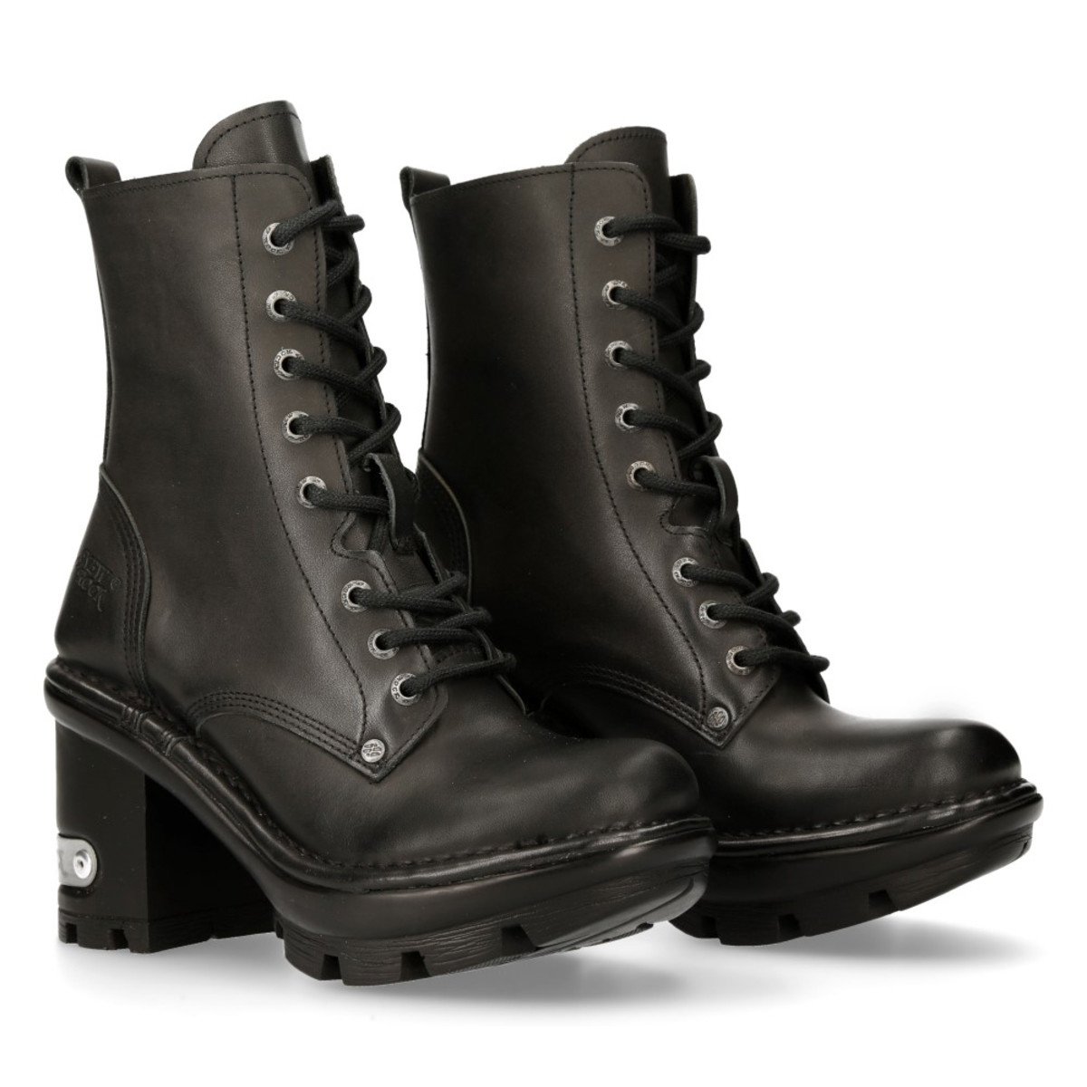 boty kožené dámské - CRUST NEGRO - NEW ROCK - M.NEOTYRE07X-S1 41