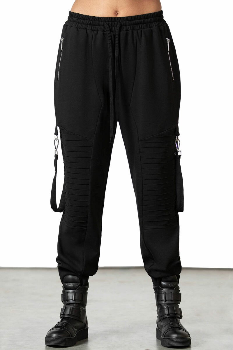kalhoty unisex (tepláky) KILLSTAR - Scourge Joggers - Black XS