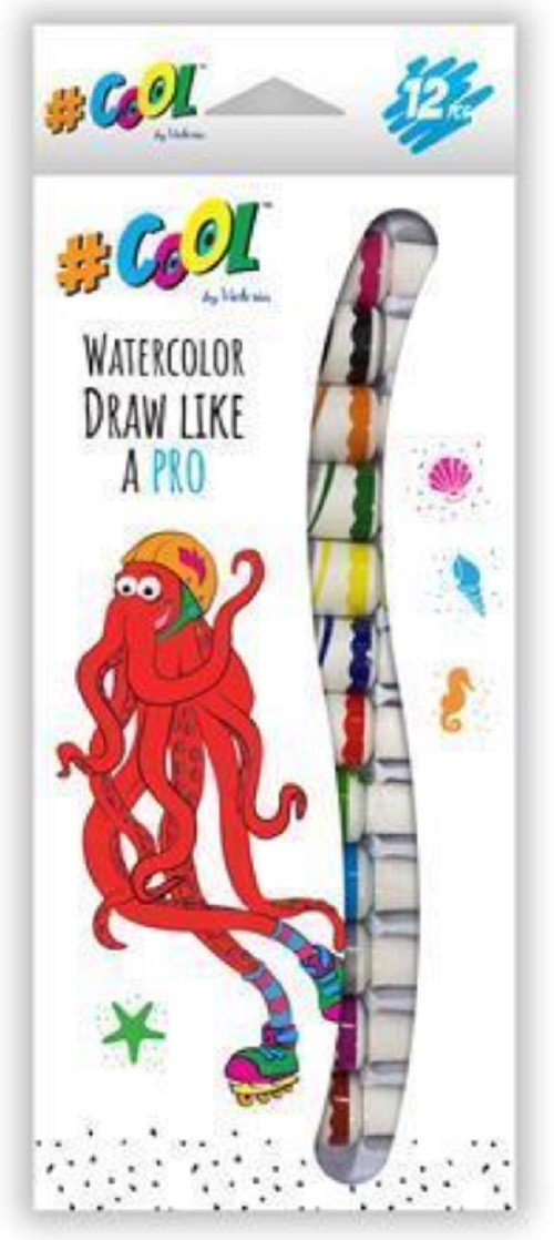 Victoria, Cool by Victoria, sada temperových barev, 12 ks