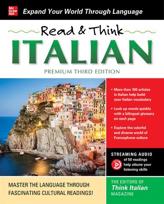 Read & Think Italian, Premium Third Edition (The Editors of Think Italian! Magazine)(Paperback)